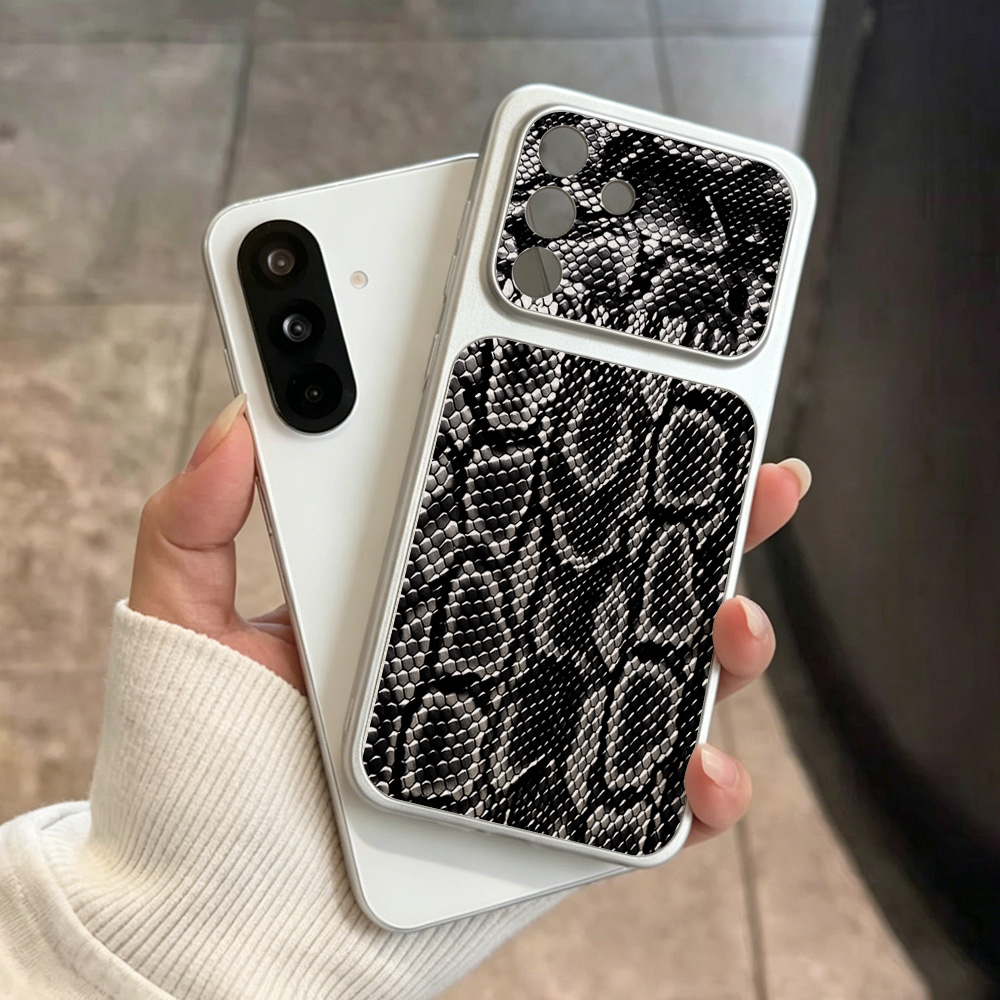 Phone Cases Galaxy A16 5G - Große Fenster-Schlangenmuster-Handyhülle für Samsung A57 5G