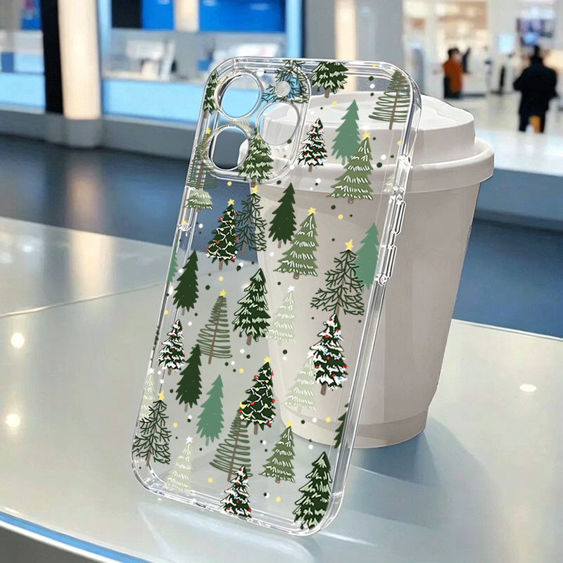 Phone Cases Iphone 13 - Winterliche Schneeflocken-Weihnachtsbaum-Handyhülle für iPhone 17 16