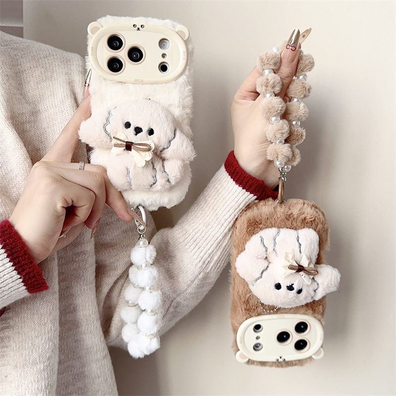 3D-Cartoon-Bowknot-Welpen-warm – Phone Cases Iphone 13 Bewertung und Preis