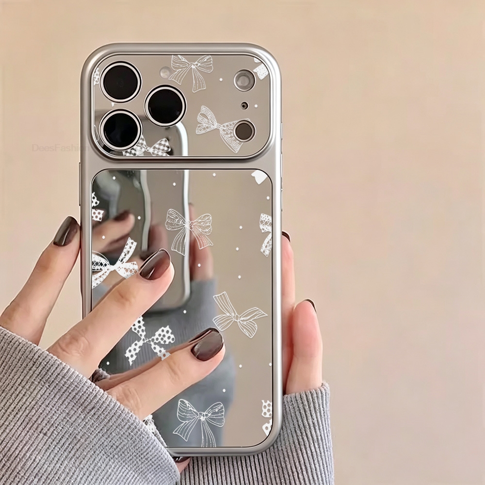 Elegante weiße Schleifen-Spieg – Phone Cases Iphone 13 Bewertung und Preis